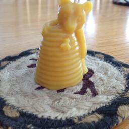Honey Bear Beeswax Votive Candle - 1 100 Percent Pure Natural Votives - thumbnail 3