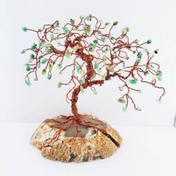 Custom Large Wire Tree Sculpture, Legacy Gift For Families Milestones Anniversaries - thumbnail 3