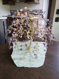 Custom Large Wire Tree Sculpture, Legacy Gift For Families Milestones Anniversaries - thumbnail 1
