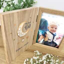 Personalised My First Eid Wooden Book Photo Frame - 7x5 - thumbnail 2