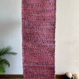 Handwoven Cotton Chindi Rug Multicolored Indian Runner - 2 X 6 Ft - thumbnail 3
