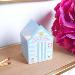 Personalised Beach Hut Tea Light Holder - thumbnail 1