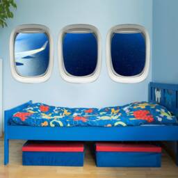 Airplane Decor Pilot Gifts For Men Ocean Wall Decal - View Peel & Stick Stickers Kids - Vwaq Ppw40 - thumbnail 1
