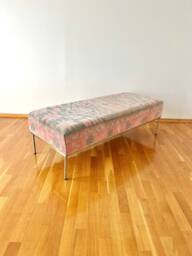 Vintage Kilim Bench, Ottoman Living Room Benches - thumbnail 1