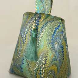 Vibrant Jason Yenter Fabric Door Stops 4 Colour Choices Marble Essence Handcrafted in The UK - thumbnail 2