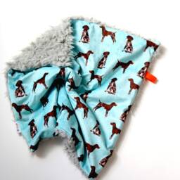 Dream Lovie. Security Blanket. Personalized Lovey. Faux Fur German Shorthair Pointer. Mini Baby Minky Lovie.baby Shower Gift - thumbnail 4