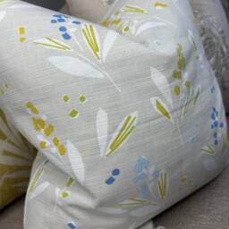 John Lewis & Partners Fabric, Floral Print - Cushion Cover, Pillow Decorative Double Sided Scandi Retro Design - thumbnail 2