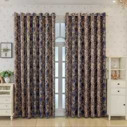 5 Colours Custom Curtains Marbled Pattern Curtain For Bedroom Living Room - thumbnail 3
