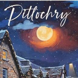 Pitlochry Winter Wonderland Print - Travel Poster Scotland Perthshire - thumbnail 2