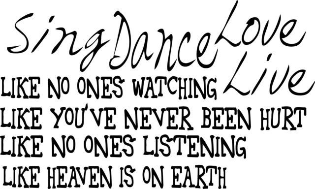 Dance Like No Ones Watching Printable Wall Art