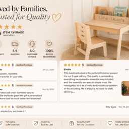 Montessori Toddler Table & Chair Set For Learning, Play & Crafts - thumbnail 3
