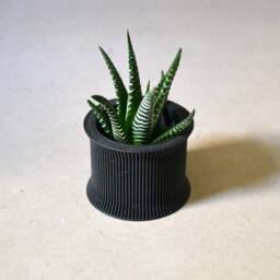 "Modern Wood Planter ""Skirted" - thumbnail 3