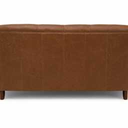 Howie Handmade Leather 3 Seater Sofa - Vintage Tan UK Luxury Furniture - thumbnail 3