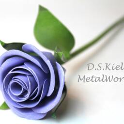 Metal Sweetheart Purple Rose, Mother's Day, Mothers 11Th Anniversary, 6Th 4Th Rose - thumbnail 3