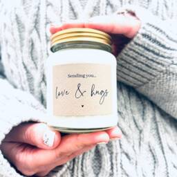 Sending Love & Hugs Candle Gift Sympathy, Get Well Soon - thumbnail 2