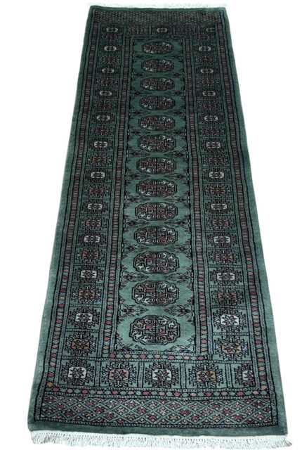 2x6 Pistachio Green Bokhara Rug - Runner Hallway Luxury Bukhara Fine Quality Woolen Afghan - image 1