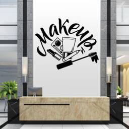 Makeup Wall Decal Cosmetics Salon Vinyl Sticker 2075 - thumbnail 2