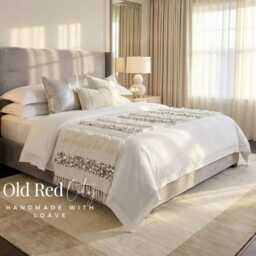 Moroccan Handira Blanket, White Moroccan Wedding With Sequin - thumbnail 2