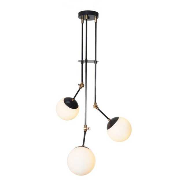 Mid-Century Modern Sputnik Chandelier - Globe Pendant Light With Adjustable Arms - image 1