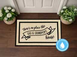 Family Name Outdoor Entry Mat, Personalised Rainproof Rug