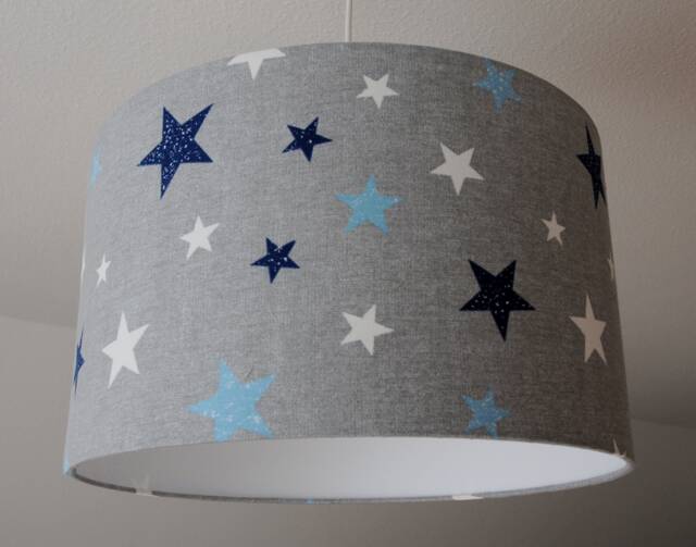 "Lampshade ""Gray-Blue-White" - image 1