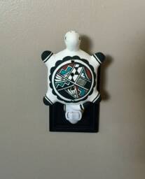 Southwestern Turtle Night Light By Native American Artist - thumbnail 1