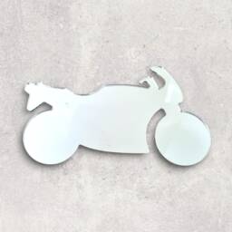 Motorbike Acrylic Mirror Wall Art Personalized Engraving - thumbnail 3