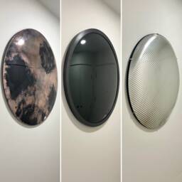 Orbis??? Convex Rose Gold Tinted Contemporary Frameless Mirror - thumbnail 4
