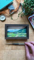 Highland Home Diorama Print - thumbnail 1