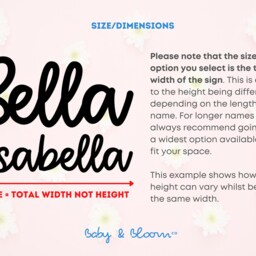Custom Text Wall Art, Personalised Name Sign, Nursery Decor, Playroom Children's Art - Natural Wood Option Multiple Sizes - thumbnail 4