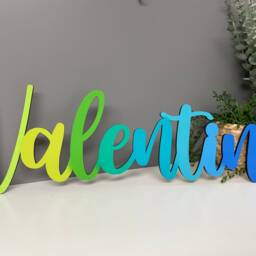 Personalised Large Mdf Name Sign, Nursery Decoration, Bedroom Wall Sign - thumbnail 3