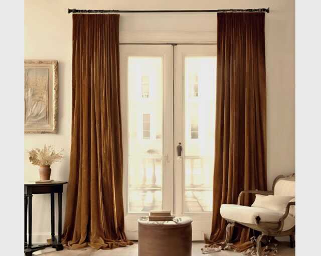 100 % Blackout Velvet Curtains For Bedroom, Living Room, Nursery. Custom Size Room Darkening Curtain Panels - image 1