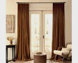 100 % Blackout Velvet Curtains For Bedroom, Living Room, Nursery. Custom Size Room Darkening Curtain Panels - thumbnail 1
