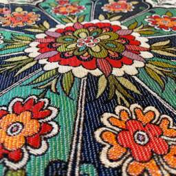 "Floral Tapestry Woven Cushion Cover, 17""x17" - thumbnail 2