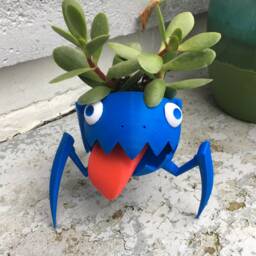 Monster Pots, Hubert - 3D Printed Planter - thumbnail 2