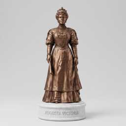 Augusta Victoria Of Schleswig-Holstein Historical Royal Collectible Statue
