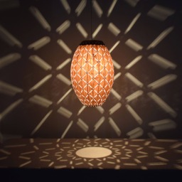 Lighting-Galaxy Oblong Pendant Light-Walnut-Chandelier-Wood Light-Ceiling Light