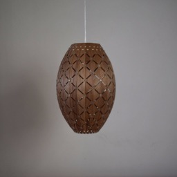 Lighting-Galaxy Oblong Pendant Light-Walnut-Chandelier-Wood Light-Ceiling Light - thumbnail 2