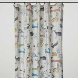 Curtain Tonja - Cotton Curtain With Forest Animal Motif, Handmade - thumbnail 2