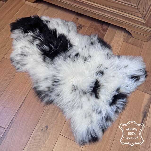 Eco Tanned Sheepskin Rug, Dark Coal Grey, Australian - image 1