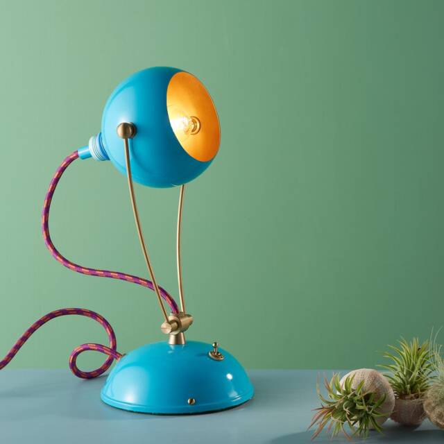 Blue Fiesta Pod Table Lamp - image 1