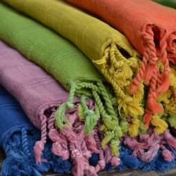 "Turkish Peshtemal, Soft Towel, Bath Towel, Pool Towel, Stone Washed Towel, Peshtemal, 34""x63" - thumbnail 4