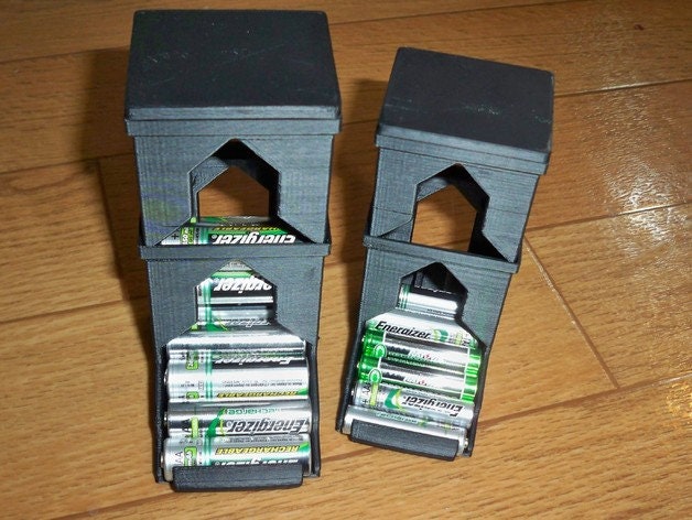 Extendable Aa Battery Dispenser 3D Printed Organizer - image 1