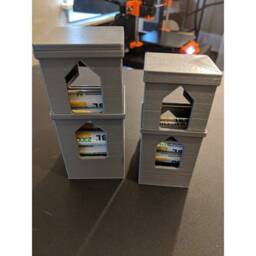 Extendable Aa Battery Dispenser 3D Printed Organizer - thumbnail 2