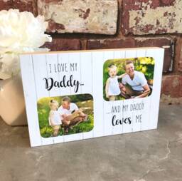 Dad Gift From Daughter, For Dad, 1st Fathers Day, Daddy Gift, Photo New Custom Frame, Fathers Day - thumbnail 1