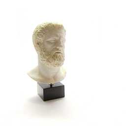 Hippocrates Father Of Medicine Cast Stone , Reproduction From National Archaeological Museum Athens - thumbnail 1