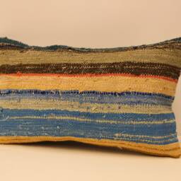 Throw Pillow, Sofa 12x20 in 30x50 cm, Vintage Kilim Pillow, Sofa Cushion Cover Boho Pillow Koef-1337 - thumbnail 3