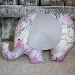 Decorative Pillow Elephant. Stuffed Elephant Pillow, Cushion. Pillow-Toy Star Elephant - thumbnail 3