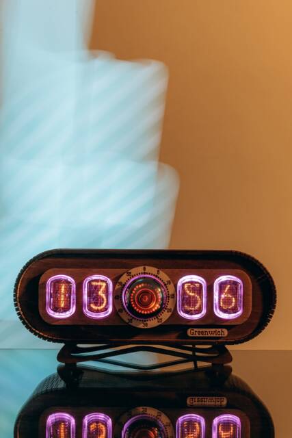 Nixie Tube Clock 4-Tubes In-12 Dekatron Og 4, Vintage Table Clock - image 1