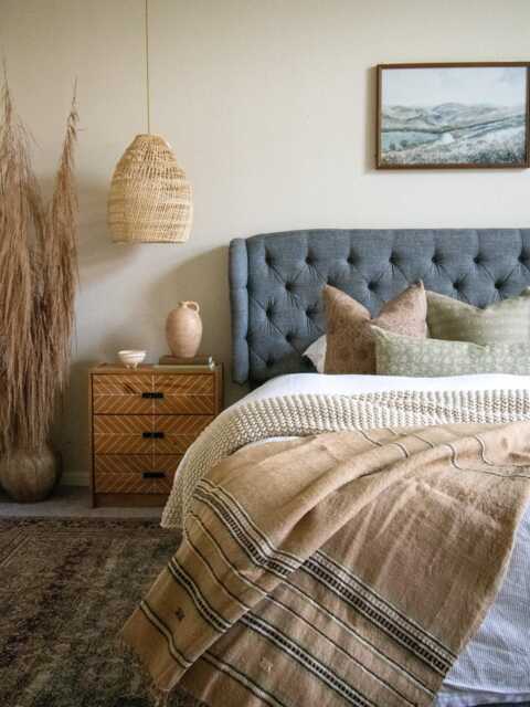 Rust Orange Indian Wool Throw Blanket, Handwoven Sofa Coverlet & Warm Bed Runner - Sunstone - image 1